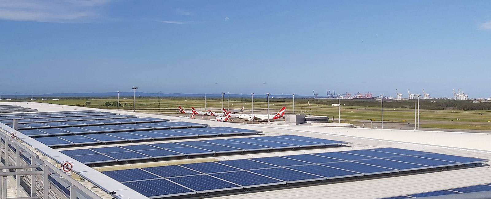 Domestic Terminal Building Carpark Roof at Brisbane Airport