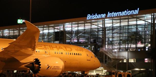 Etihad at the International Terminal